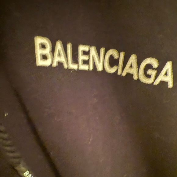 Balenciaga Black Hoodie Large - Picture 2 of 12